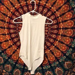 Small Forever21 Plain White Bodysuit